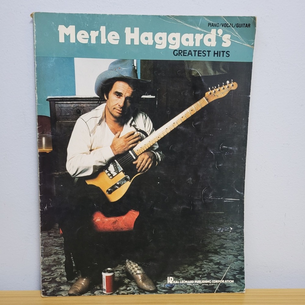 Merle Haggard Greatest Hits piano vocal guitar sheet music songbook Carolyn